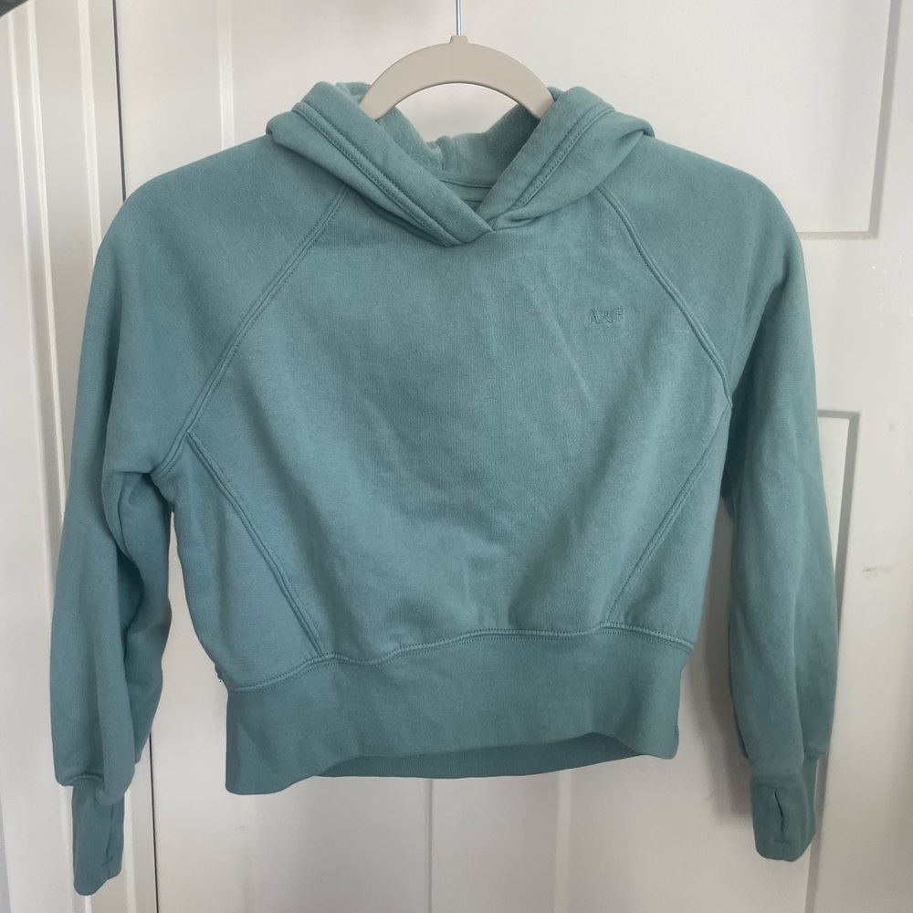Abercrombie Girl’s Teal Essential Hoodie Pullover